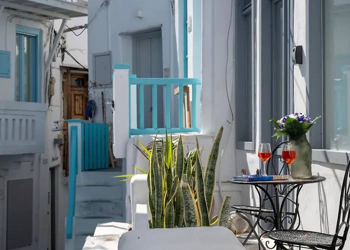 Pfx Mykonos Deluxe 3 Brms With Sauna By μρs Apartament