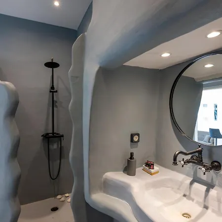 公寓 Pfx Mykonos Deluxe 3 Brms With Sauna By μρs *